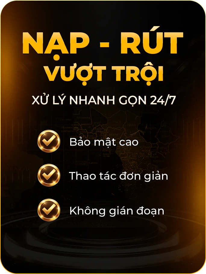 Nạp Rút vượt trội với GO88